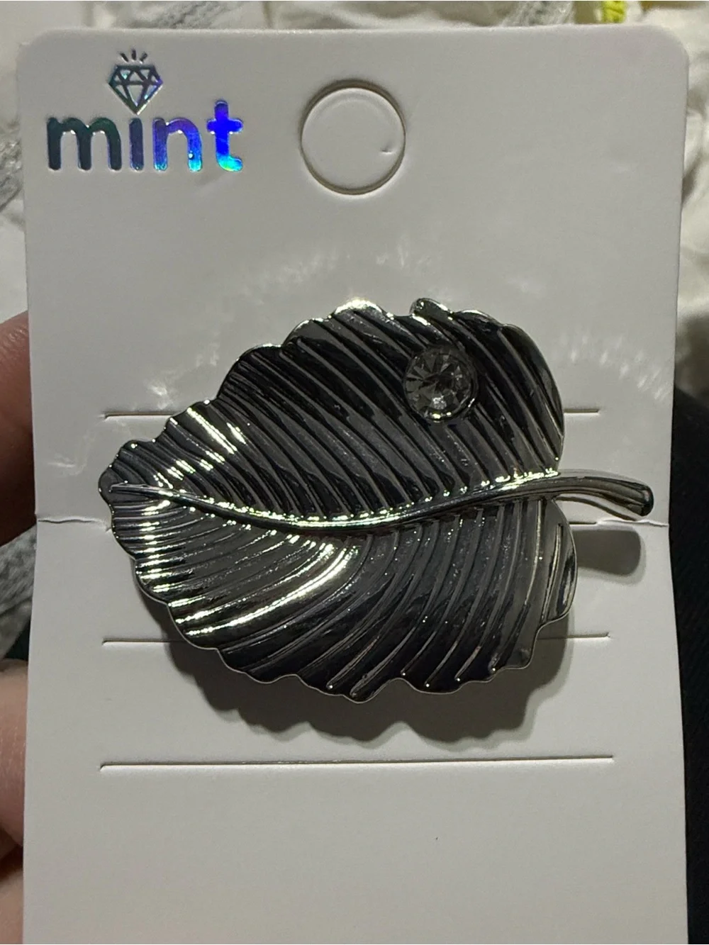 Metal Leaf Hair Ties — Silver and Gold Tones